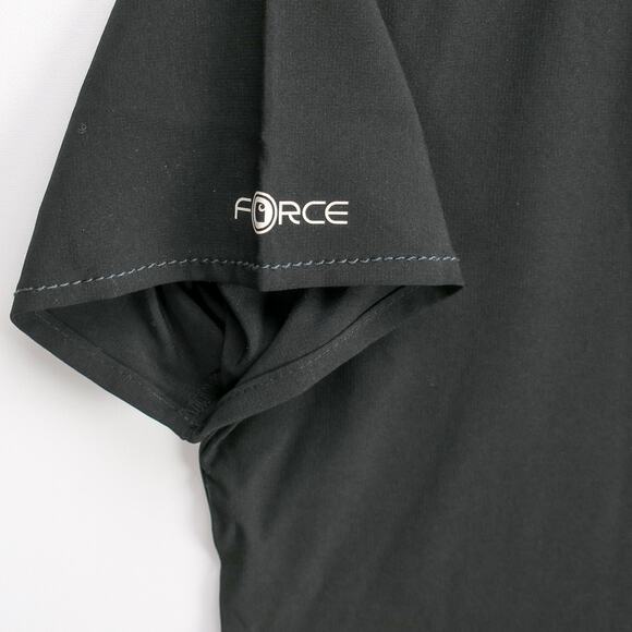 Carhartt Force Women’s Scrub Top Small Black Modern Fit V-Neck Stretch Rugged - Picture 2 of 13